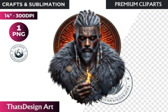 Viking Aesir &amp; Vanir Norse God Illustrations PNG Clipart Product Image 1