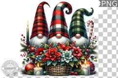 Christmas Gnome Sublimation - Clipart PNG Bundle Product Image 11