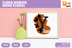 Flora Nomad Boho Floral Monogram Product Image 1