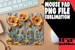 Floral Fiesta: Sublimation Mouse Pad Design Product Image 1