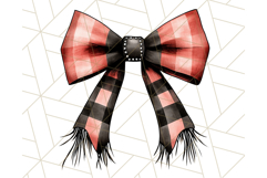 Western Style Bow PNG, Cute Cowboy, Cowgirl Coquette Png Product Image 3