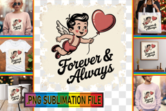 Dazzling TOTE BAG Gift Magic PNG, Cupid Product Image 1