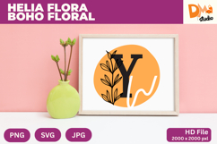 Helia Flora Boho Floral Monogram Product Image 1
