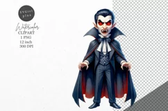 Halloween clipart, Vampire clipart, Autumn clipart Product Image 1
