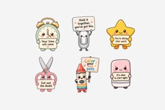 School Planner Motivation Clipart | 14 PNG Kawaii School Product Image 10