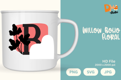 Willow Boho Floral Monogram Product Image 1