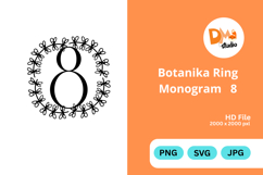 Botanika Ring Monogram Product Image 1