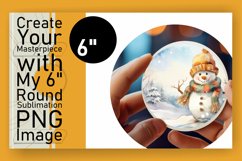 Snowman's Winter Celebration in Watercolor Product Image 1