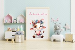 Animals Valentine’s Day Clipart|Clipart sublimation Designs Product Image 9