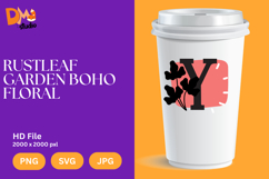 Rustleaf Garden Boho Floral Monogram Product Image 1