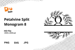 Petalvine Split Monogram Product Image 1