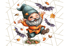 Spooky Gnome Village Clipart PNG Halloween Png Product Image 3