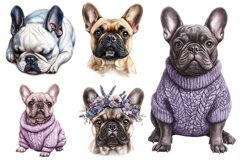 Winter Lavender &amp; Coffee Time Clipart Product Image 7