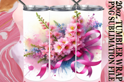 BREATHTAKING VIEWS 20oz TUMBLER WRAP, Flowers Product Image 1