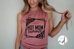 Hot Mom Summer SVG DXF PNG JPG Product Image 2