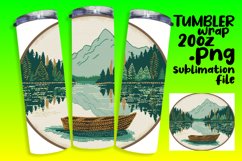 Scenic Sublimation Tumbler Wrap 20oz Product Image 1