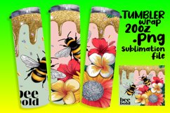 TRENDY 20oz Sublimation Artwork , Bee Product Image 1