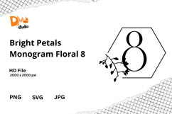 Bright Petals Monogram Floral Product Image 1