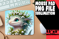 VIBRANT DESK PAD SUBLIMATION ART, Dragon Product Image 1