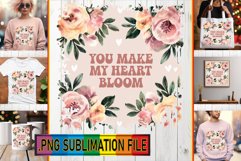 Fun TSHIRT Magic PNG, Flower Quote Product Image 1