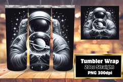 GREAT GIFT 20oz Tumbler Wrap , Astronaut Product Image 1