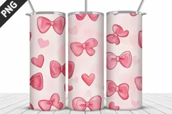Lovely Hearts Tumbler Design | Valentine's Day Tumbler Wrap Product Image 4