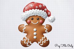 Gingerbread Man Clipart PNG Product Image 1
