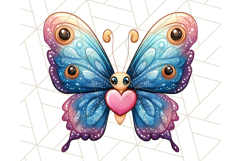 Jewel Toned Butterfly PNG Clipart, Vibrant Butterflies Product Image 3