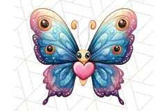 Jewel Toned Butterfly PNG Clipart, Vibrant Butterflies Product Image 3