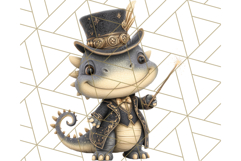 Dinosaur Costume Clipart, Cute Dinos in Halloween Outfits Product Image 3