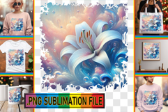 Sweet TSHIRT PNG Art Ideas, 3D Flower Product Image 1