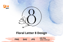 The Floral Letter Design Product Image 1