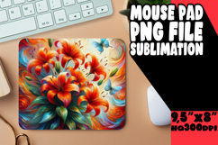 Blissful MOUSE MAT PNG Style, Flowers Product Image 1