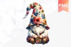 Floral Gnome Sublimation - Clipart PNG Bundle Product Image 11