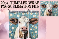 Adorable Animal Faces Surrounded by Blooms Tumbler Product Image 1