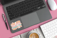 Motivational Quote Sticker SVG | You Are Exactly Product Image 3
