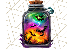 Bright Halloween Potion Bottle PNG Clipart, Holiday Elements Product Image 3