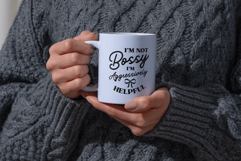 I&#039;m Not Bossy SVG, PNG, Canva Template - Funny Sarcastic Mom Product Image 3