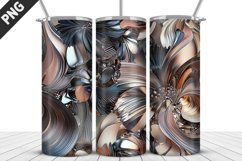 Flowers Tumbler Wrap | Sublimation Design | Tumble PNG Product Image 1