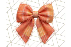 Halloween Bow Clipart, Bright Holiday Ribbon PNG Product Image 3