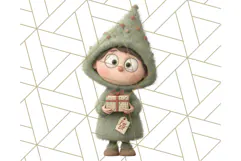 Santa Claus Clipart, North Pole Holiday PNG Graphics Product Image 3