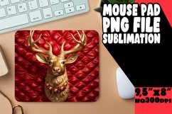 3D Inflated Holiday Cheer Mouse Pad for Festive Desk Product Image 1
