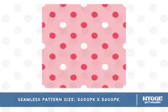 American 4th of July Coquette Polka Dot Seamless Pattern DTF Product Image 2