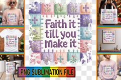 Vibrant TSHIRT Gift Ideas PNG, Christian Product Image 1