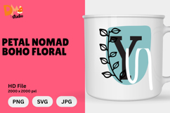 Petal Nomad Boho Floral Monogram Product Image 1