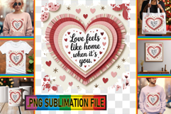 Sweet PNG Art for TSHIRTS, Heart Quote Product Image 1