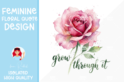 Feminine Floral Design Watercolor Flower Illustration Product Image 1