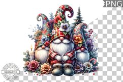 Christmas Gnome Sublimation - Clipart PNG Design Product Image 1