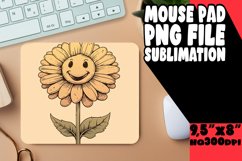 Summer Bloom Sensation: Mouse Pad Smiling Flowers Product Image 1