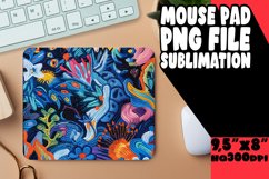 Stylish 3D Embroidered Floral Mouse Pad Product Image 1